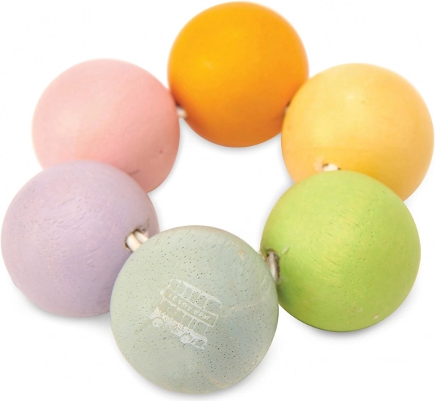 Anneau de dentition en bois avec perles Petilou LE TOY VAN