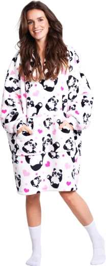 Couverture sweat à capuche chaude Cozy Noxxiez Panda