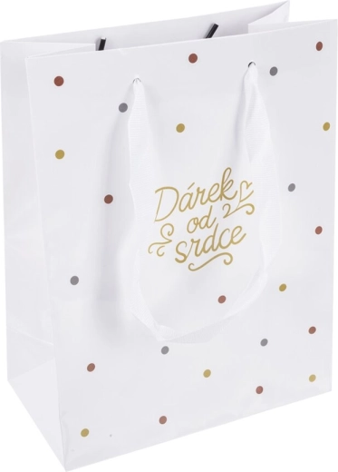Sac cadeau en papier « Cadeau de… » 18 × 10 × 23 cm