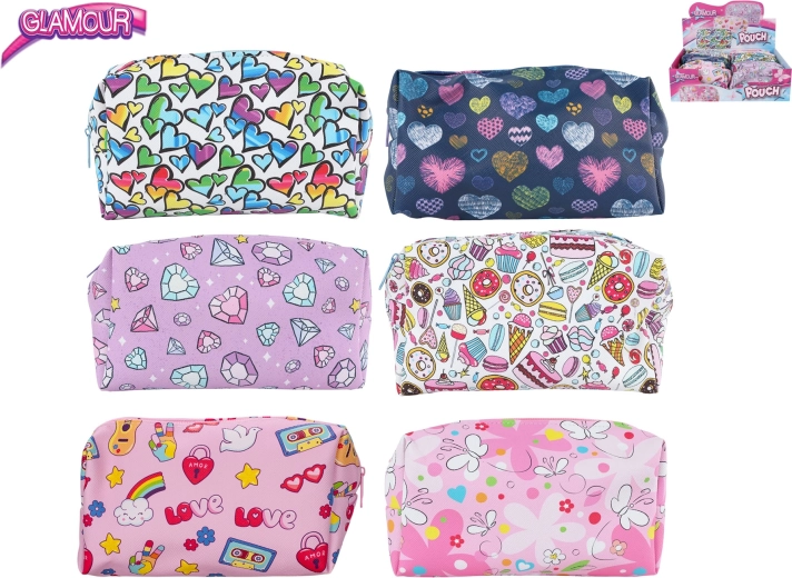 Trousse Glamour à fermeture éclair