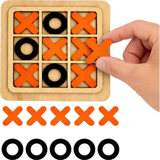 Jeu de stratégie en bois morpion