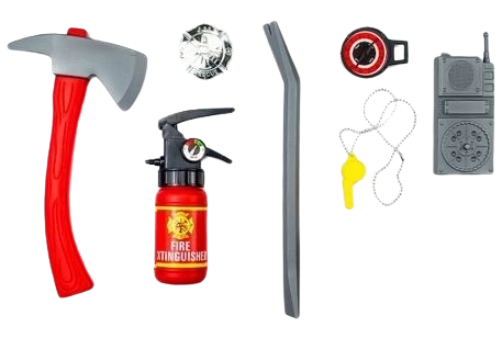 Set de pompier pour enfants – 7 pièces
