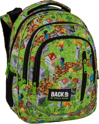 Sac à dos scolaire Minecraft BackUP 24 l