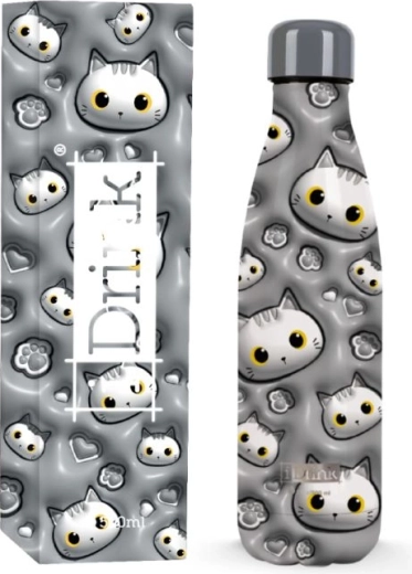 Thermos avec chat blanc 500 ml