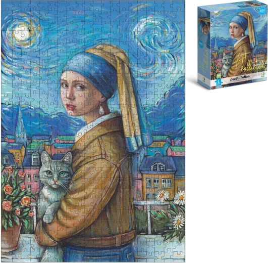 Puzzle La Jeune Fille à la perle 500 pièces (47 × 33 cm) en boîte