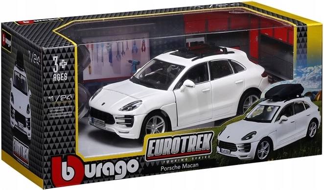 BBU Eurotrek Porsche Macan Touring 1:24 blanc