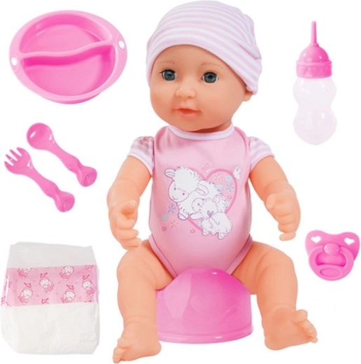 Poupon bébé Bayer Piccolina Newborn 40 cm avec accessoires
