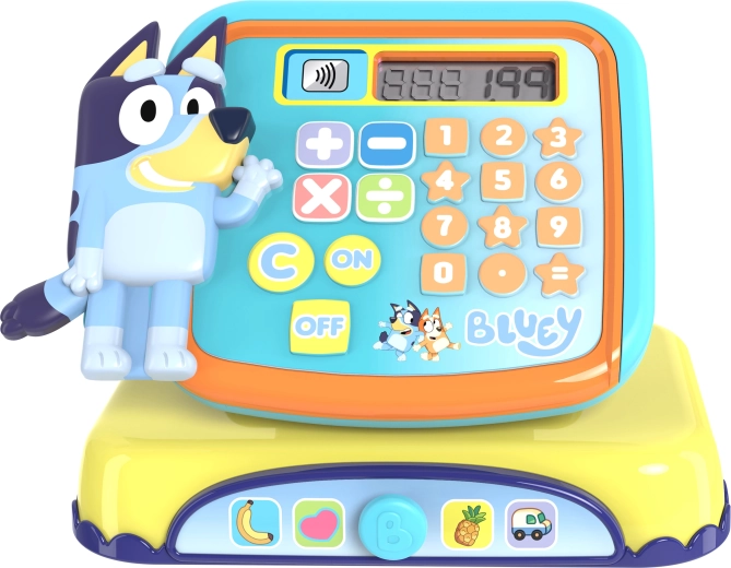 Caisse enregistreuse Bluey avec effets sonores, 18 cm