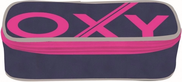 Trousse scolaire Oxybag confort à un étage Blue Line Pink