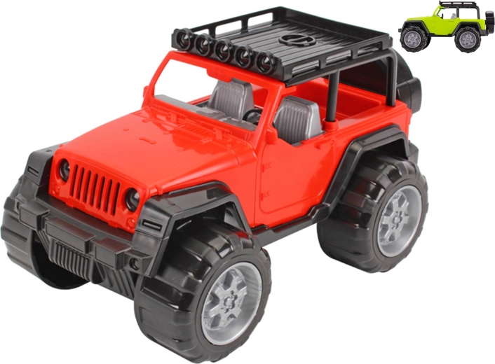 Voiture SUV tout-terrain en plastique 28 cm pour enfants