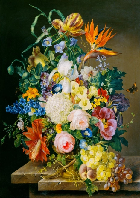 Profitez du puzzle Œuvre florale 1000 pièces