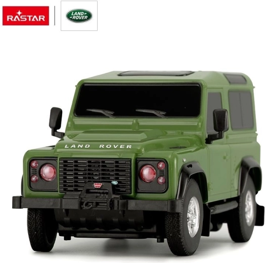 Rastar Land Rover Defender voiture RC 1:24 verte - 1 pièce