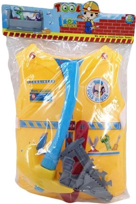 Kit de réparation pour enfants avec gilet et outils - 6 pièces