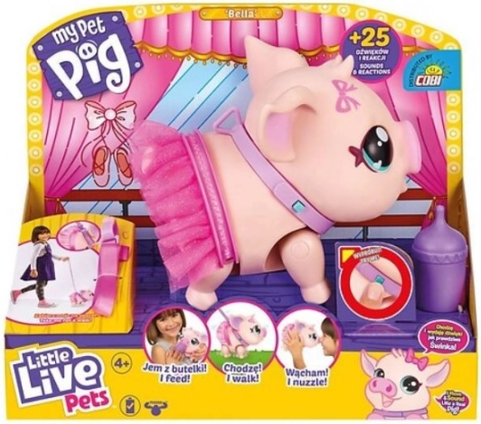 Figurine interactive Little Live Pets Cochon Ballerine