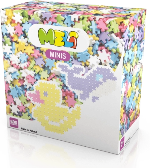 Jeu de construction MELI Minis Pastel 800 pièces
