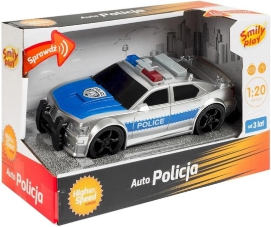 Voiture de police Junior SmilyPlay à l’échelle 1:20