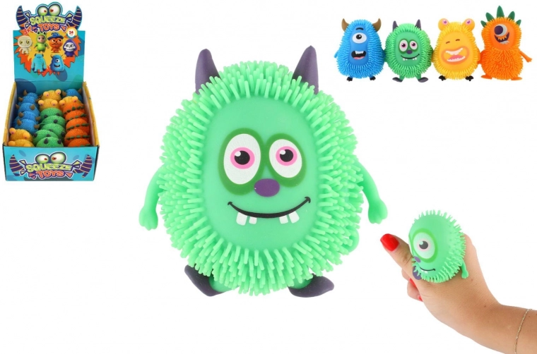 Petite créature antistress en silicone, extensible et à presser, 9 cm