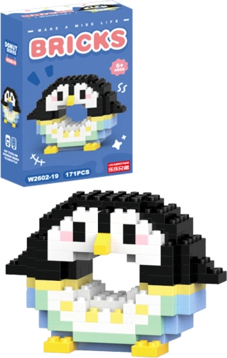 Jeu de construction donut pingouin (171 pièces)