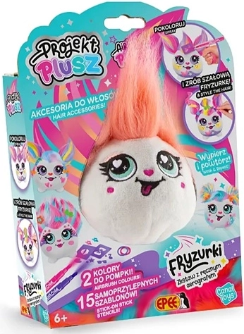 Peluche Iskierka avec aérographe manuel