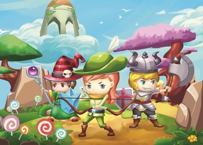 Puzzle Trois petits héros 50 pièces