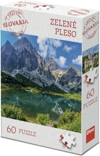 Puzzle Dino édition touristique Slovaquie – Zelené pleso (60 pièces)