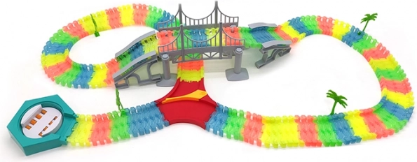 Piste lumineuse, 192 pièces