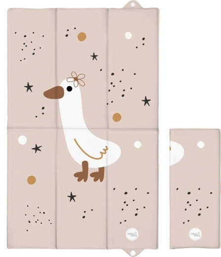 Ceba Baby matelas à langer de voyage pliable Basic Star Duck 80 × 50 cm
