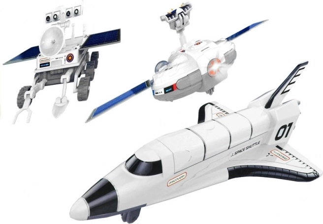 Kit spatial créatif solaire 3-en-1 DIY rover