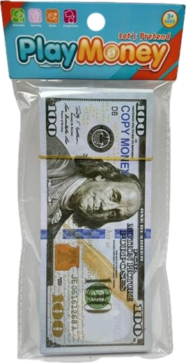 Billets en papier pour jouer