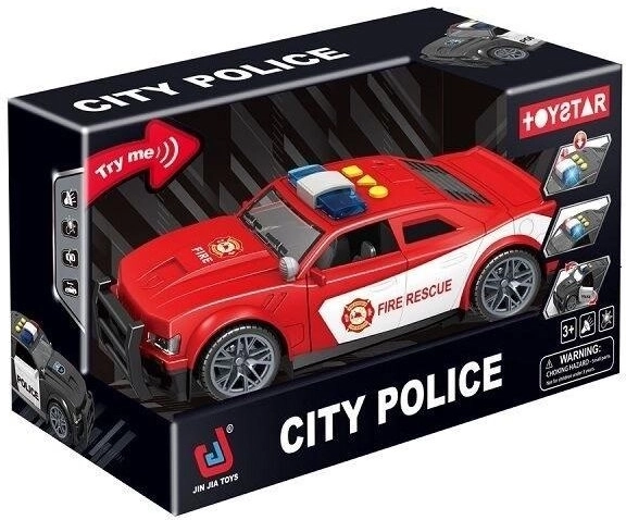 Camion de pompiers avec lumière et son 23 cm