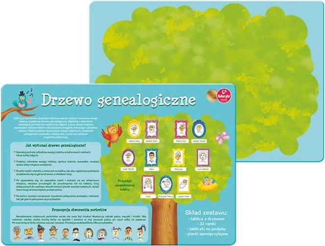 Arbre généalogique – tableau créatif pour enfants