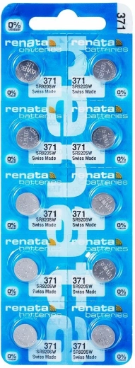 Pile bouton Renata 371 1,55 V (10 pcs)