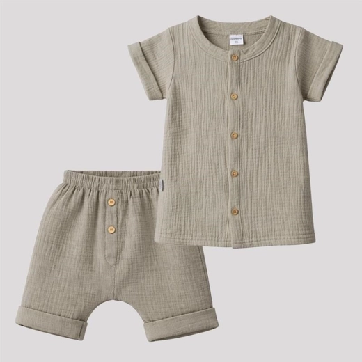 New Baby chemise et short en mousseline de lin pour bébés 92 (18–24 mois)