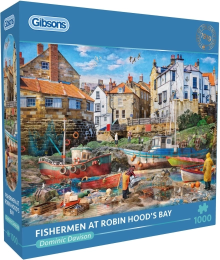 Puzzle Gibsons Pêcheurs dans la baie de Robin Hood – 1000 pièces