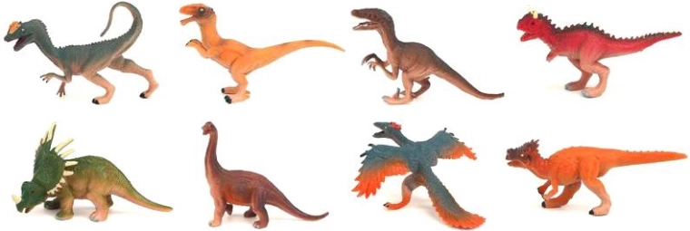 Figurine de dinosaure 8–12 cm - 1 pièce