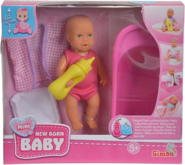 Poupée qui boit et fait pipi Baby Set
