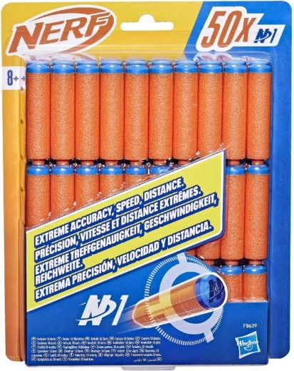 Hasbro Nerf N Series fléchettes en mousse de rechange - 50 pièces