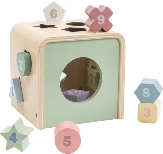 Cube Montessori à formes à encastrer Baby Mix