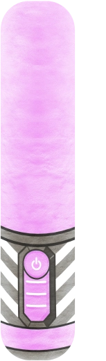 Fluffy Fighterz épée en peluche lumineuse rose