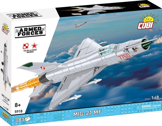 Maquette d’avion MiG‑21 MF 1:48 – 381 pièces