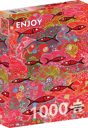 Puzzle Hluboká Rouge 1000 pièces