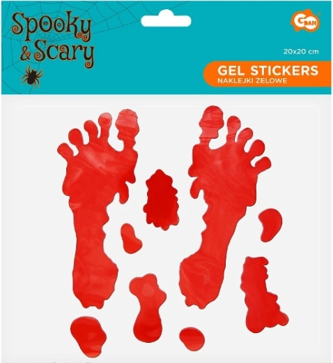 Autocollants en gel traces sanglantes et taches de sang pour Halloween