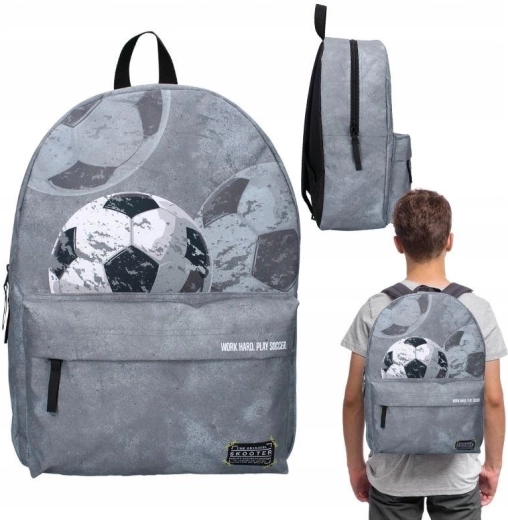 Sac à dos scolaire Skooter football 39 cm