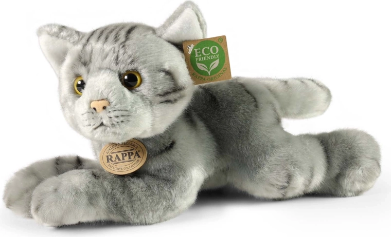 Rappa peluche chat écologique gris