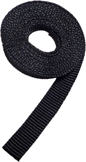 Sangle de rechange Acra pour tirer des luges et des bobs 2 m noire - 1 pièce