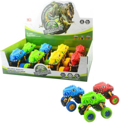 Voiture tout-terrain Dino à grandes roues avec mécanisme à friction - 1 pièce