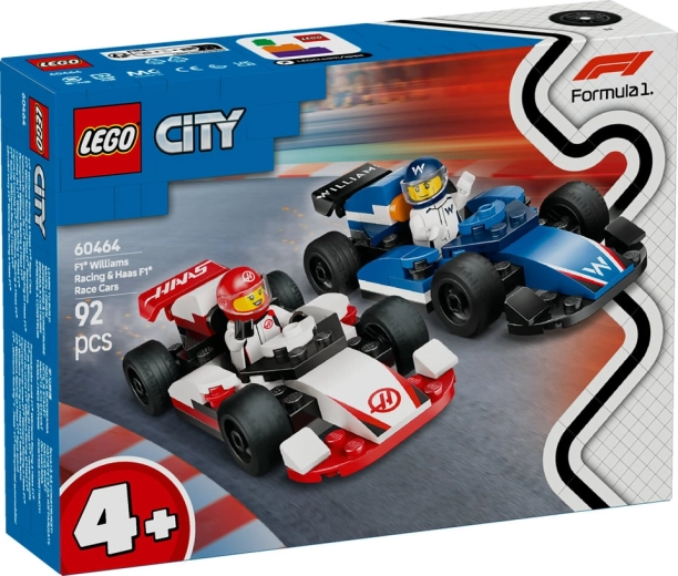 LEGO® City 60464 Voitures de course F1® Williams Racing et Haas F1®