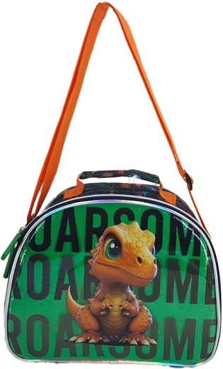 Sac bandoulière pour enfant avec dinosaure 25 cm