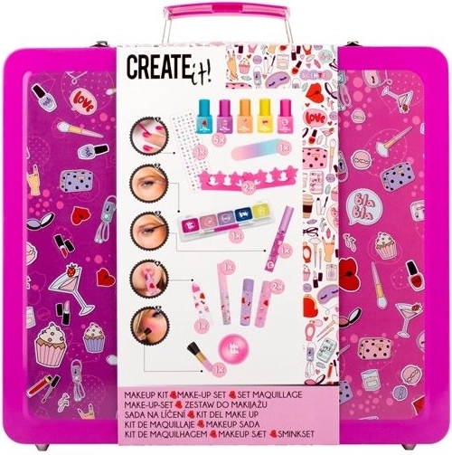 Create it ! Coffret maquillage dans une mallette métallique