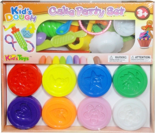 Set de pâte à modeler pour enfants – 8 couleurs avec outils
